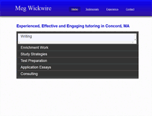 Tablet Screenshot of megwickwire.com